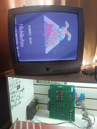 PLACA JAMMA TERRA CRESTA COM ADAPTADOR JAMMA