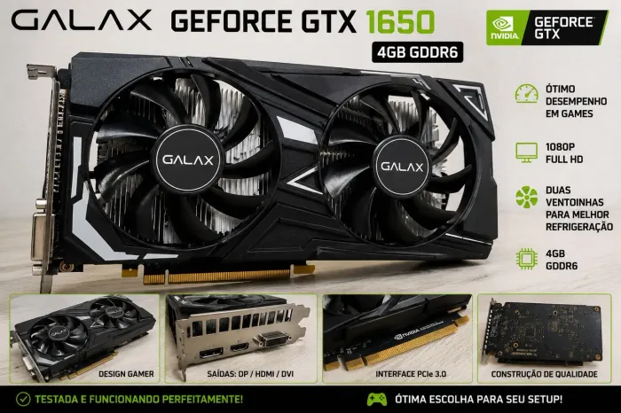 NVidia geforce GTX 1650 (4gb)