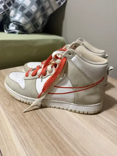 Nike Dunk High First Use White Sail Orange