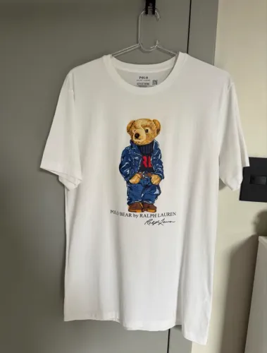 camiseta polo bear ralph lauren branca