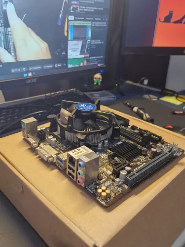 Kit H110m-S2V + Intel I5 7° geração - Novo e funcionando | Oportunidade