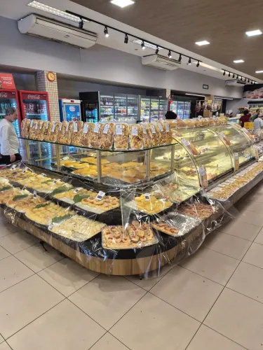 Ilha expositor padaria, mercado, hortfruit em geral
