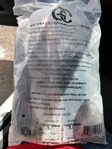 kit de trava elétrica automotiva universal 