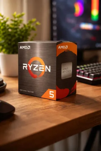 Processador AMD Ryzen 5 5500, 6-Core, 12-Threads, 3.6GHz (4.2GHz Turbo)