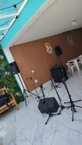 Locação de equipamento de som