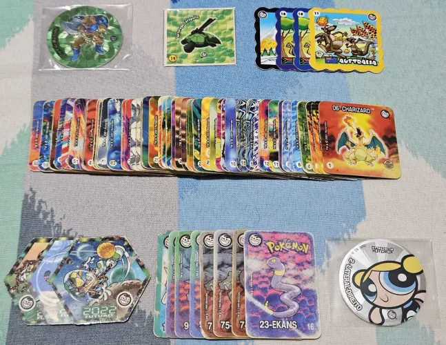 Tazos avulsos elma chips ler descrição