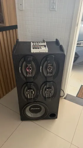 Caixa de som completa - sistema profissional