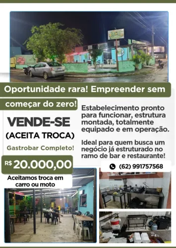 VENDE-SE GASTROBAR/SANDUICHERIA COMPLETO - MADRE GERMANA II