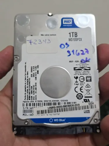 Hd 1tb wd - notebook