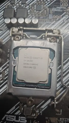 Kit Placa mãe, Processador e Cooler Asus Intel i3-10100F