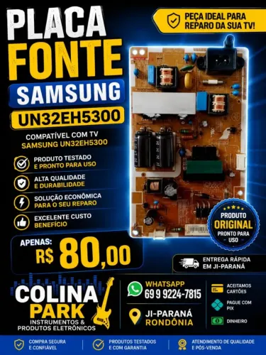 Placa Fonte Smart Samsung UN32H5300