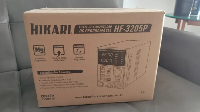 Fonte de Alimentação DC Programável Hikari HF-3205P (LACRADO E NUNCA USADA)