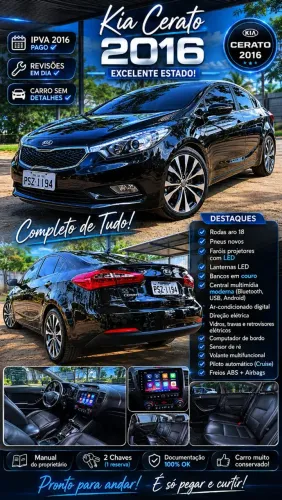 Kia Motors Cerato 1.6 16V Flex Aut. 2016