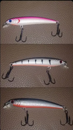 Combo de 3 iscas artificiais