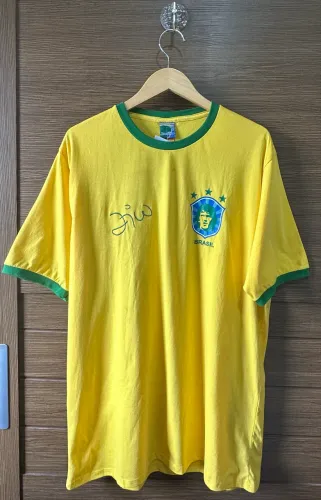 Camisa seleção brasileira retrô Zico