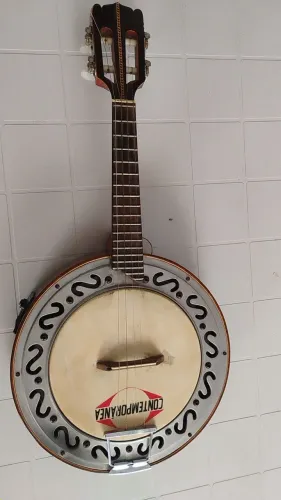 Banjo Carlinhos Luthier + Case (Estojo) - Semi-novo