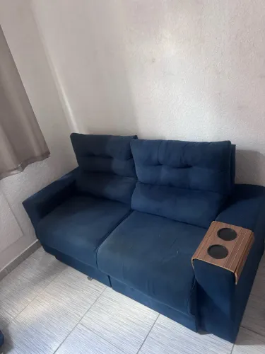 Sofá retrátil 3 lugares 170 cm