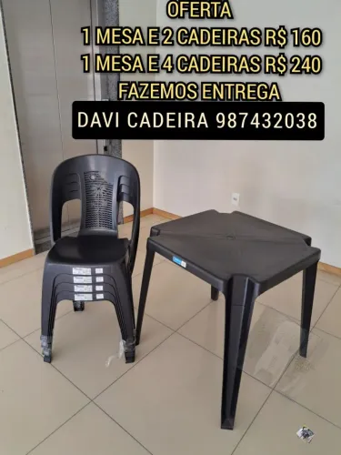 MESA DE COZINHA MAIS CADEIRA SNDNDX