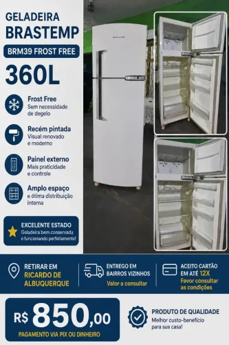 Geladeira Frost Free Brastemp