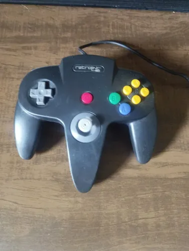 Controle similar Nintendo 64 Entrada usb para pc/emuladores