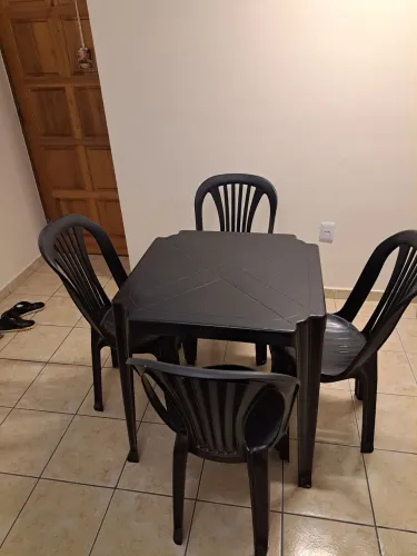 Jogo de mesa plástica