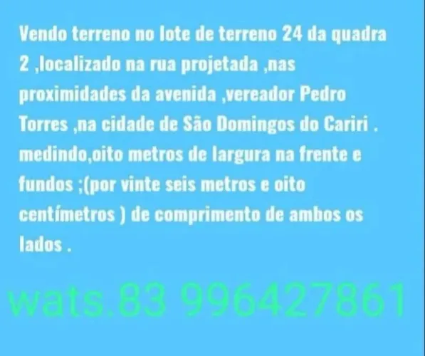 Terreno na imagem