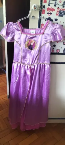 Vestido Anna Frozen 7/8 anos original Disney Paris