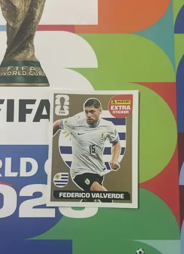 Figurinha do Federico Valverde legend de ouro