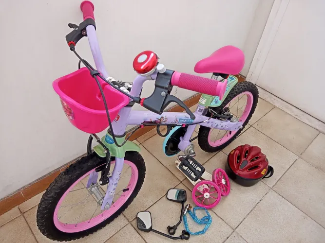 Bicicleta Infantil Aro 12 Tema Frozen
