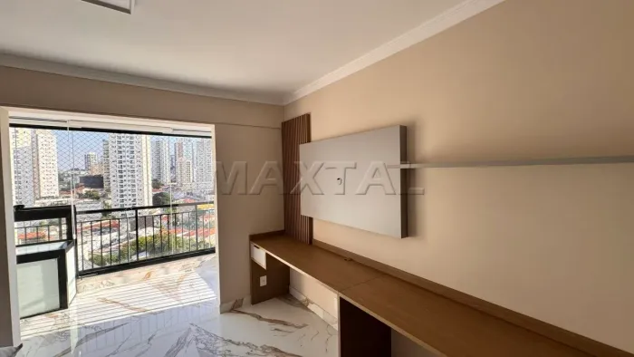 Apartamento Studio novo todo mobiliado para locação no Lauzane Paulista, andar alto e sem