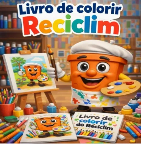 Livro de colorir Reciclim 