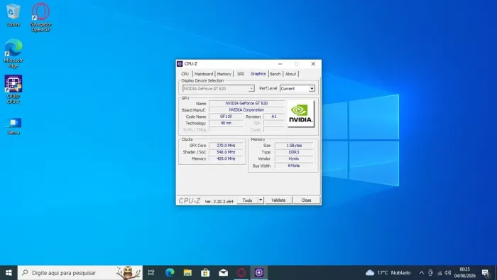 Placa de video 1gb
