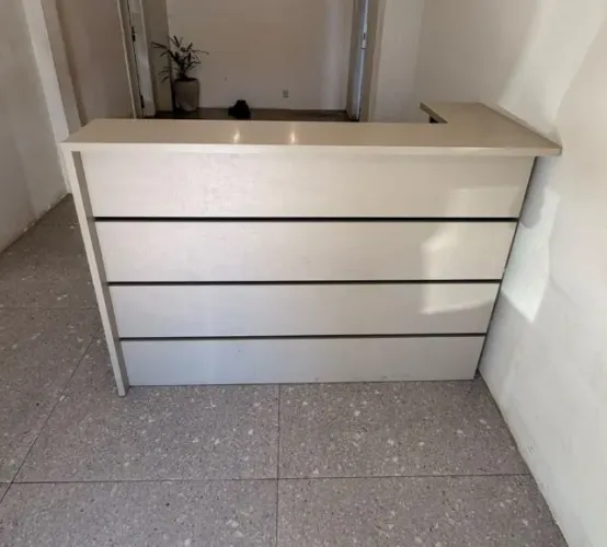 Balcão para recepção