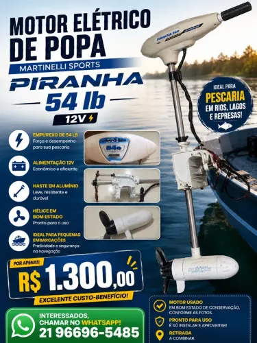 Motor elétrico de popa