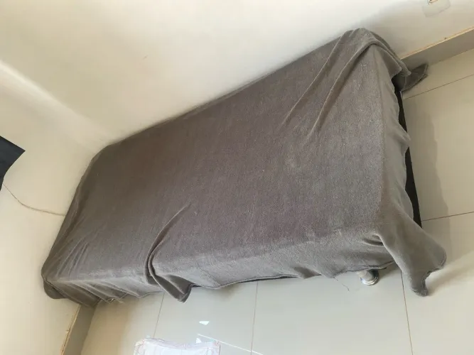 Cama solteiro com auxiliar
