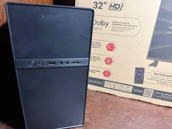 Mini Desktop Computador e Tecnologia Evolução i3 i5 i7 1 TB SSD 16GB DDR4 Monitor/TV Roku