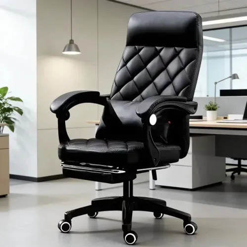 Cadeira Escritório Ergonômica C7 Neo Office Prestige Luxo Conforto - PRETA