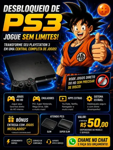 Libere Todo o Potencial do Seu PS3! | Veja a Descrição
