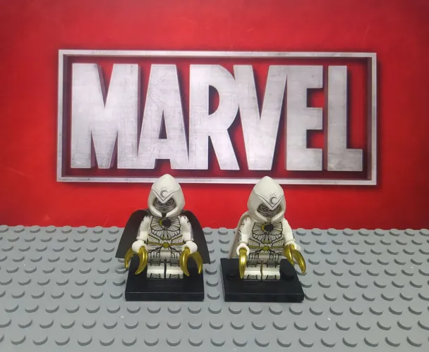 Bonecos e Minifiguras Cavaleiro da Lua - Marvel (blocos de montar tipo LEGO)