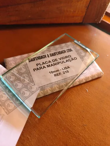 Placa de vidro