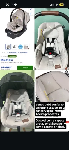 Bebê conforto para carro MAXY cosy