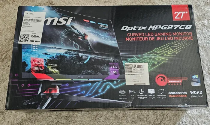 Monitor MSI Optix Curvo 27 WQHD