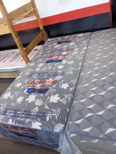 Cama box solteiro espuma nova