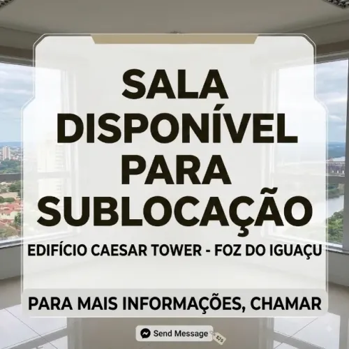 Sala comercial para sublocação