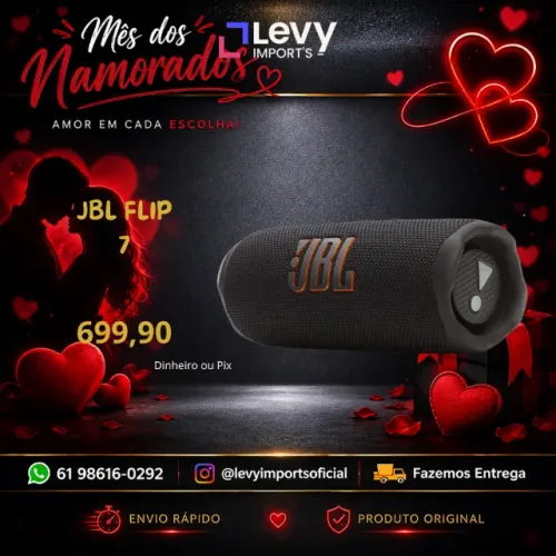 Caixa de Som JBL Flip 7 Lacrado Original