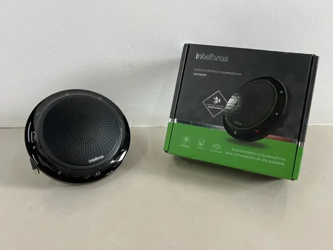Microfone de Conferência Bluetooth com Alto Falante Intelbras Cap200bt - Seminovo