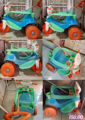 TRICICLO BANDEIRANTES VELOBABY PASSEIO E PEDAL