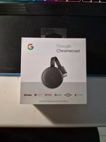 Google Chromecast 3ª Geração Original - Completo com Caixa
