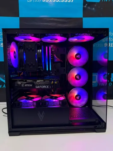 Gabinete Gamer Ryzen 5 5600x - RTX 3070 8gb MSI - 16gb ddr4