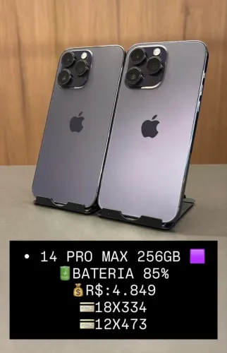 iPhone 14 Pro Max 256 roxo